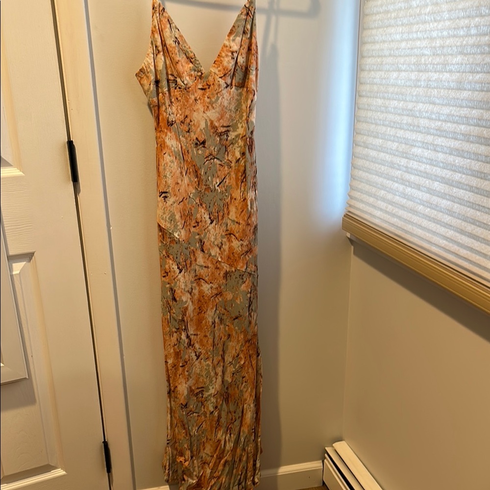 Elegant Multicolor Maxi Dress